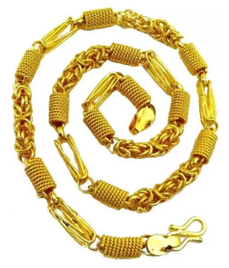 Trendy Men's Gold Plated Chains