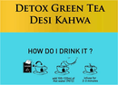 Girnar Green Tea Bags - Detox / Desi Kahwa (Pack of 36 Bags X 3) - Mall2Mart
