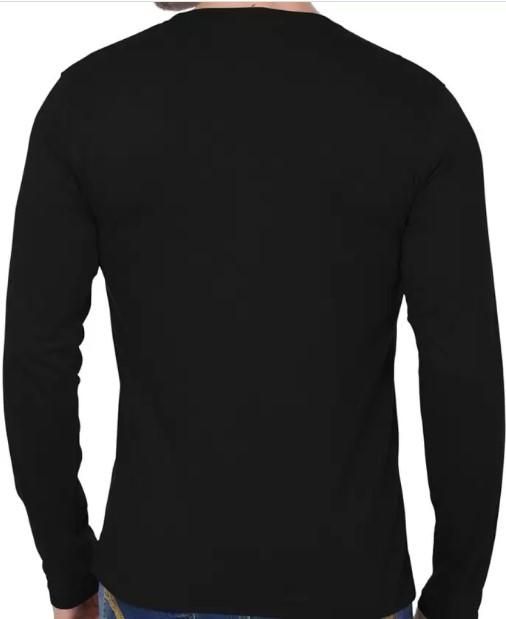 Men's Full Sleeve Printed Round Neck T-Shirt