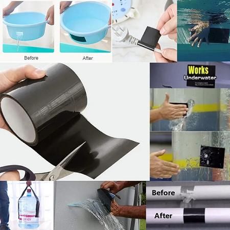 Water Leak Rubberized Waterproof Seal Flex Tape