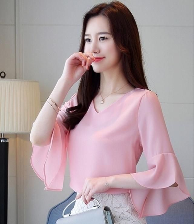 Women's Polyester Solid Top