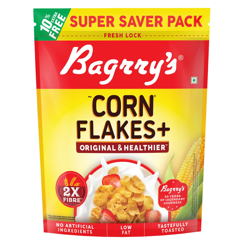 Bagrrys Corn Flakes, 800g (with Extra 80g)