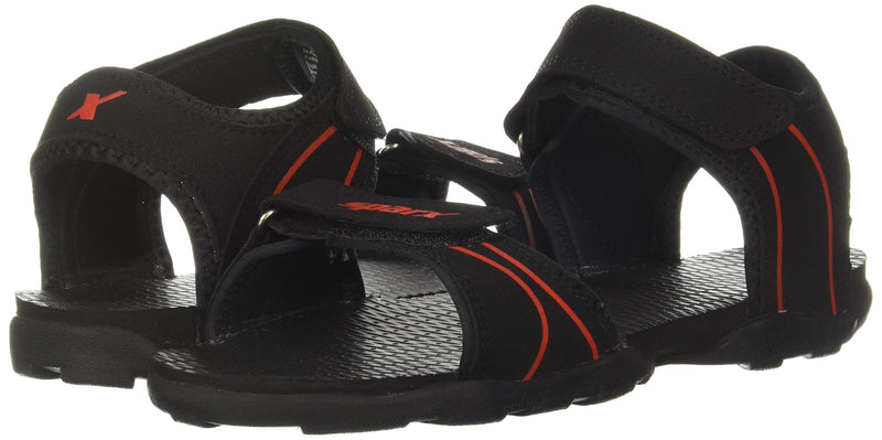 Sparx mens SS0703G Blackred Sandal - 10 UK (SS0703GBKRD0010)