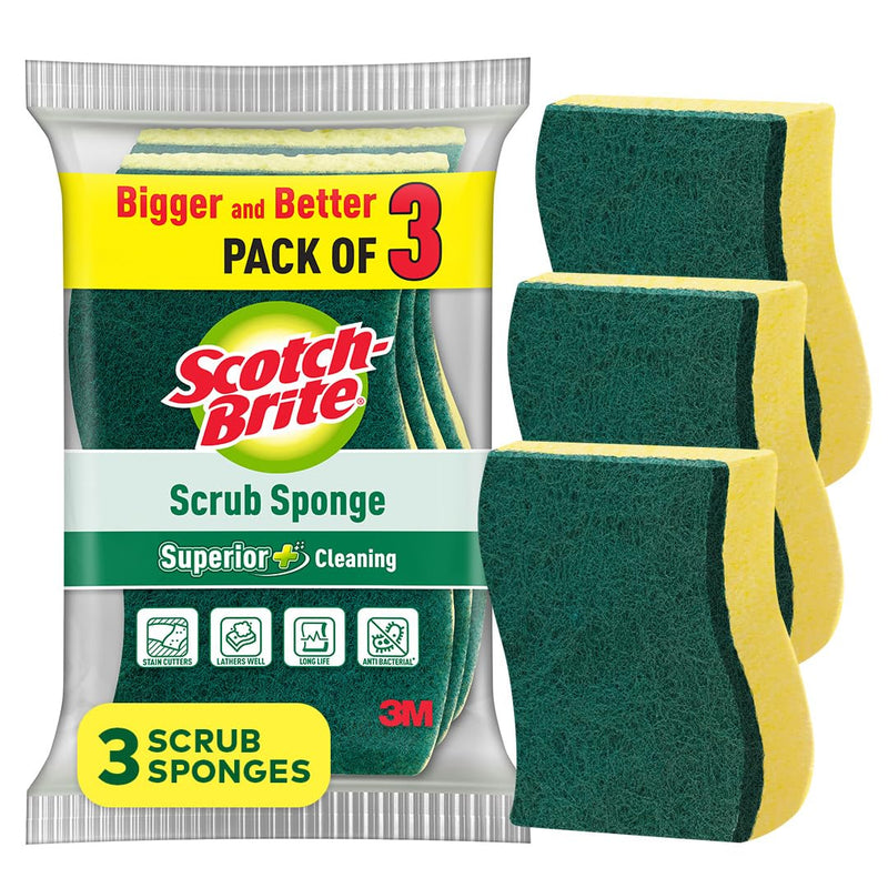 Scotch-Brite Scrub Sponge (Pack of 3)