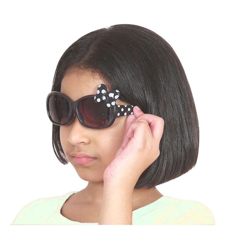 Amour 100% UV Protected Combo for Kids 3 to 8 Years Sunglasses - Pack of 2 Black::Printed