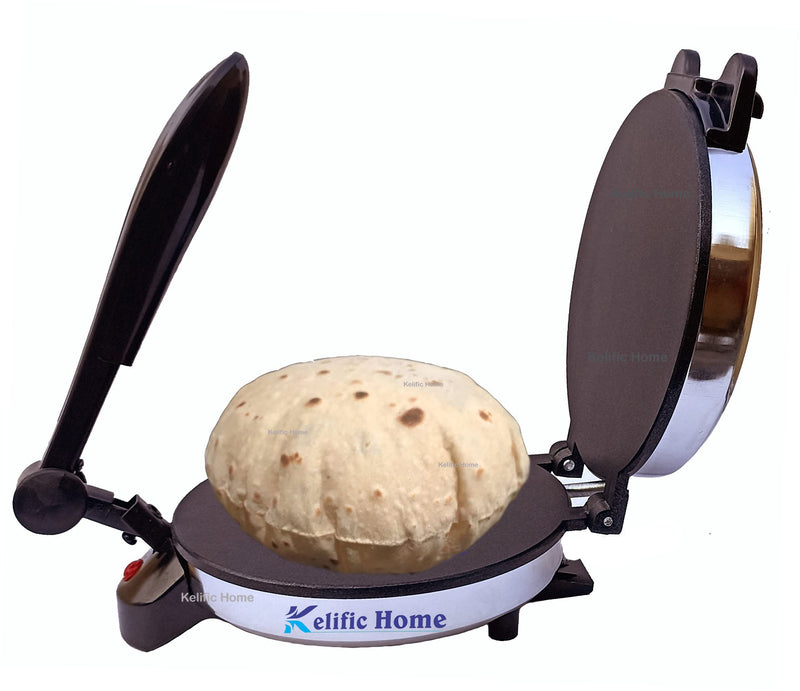 Kelific Home Roti Maker Original Non Stick PTEE Coating TESTED, TRUSTED & RELIABLE Chapati/Roti/Khakra Maker Stainless steel body Shock Proof Heavy Duty Non Stick ||AJ472