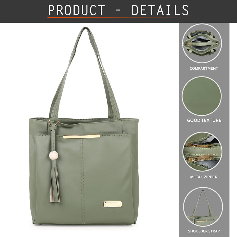 DaisyStar Women Fashion Handbags Tote Purses Stylish Ladies Women And Girls Handbag For Office Bag Ladies Travel Shoulder Bag Tote for College Girls Camouflage Green_Handbag_40