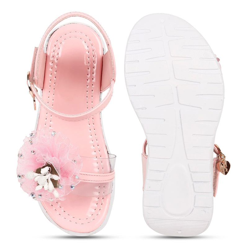 WELL WEAR FASHION KIDS DESIGNER SANDALS (SIZE CHART IN IMAGE) (PINK, numeric_2)