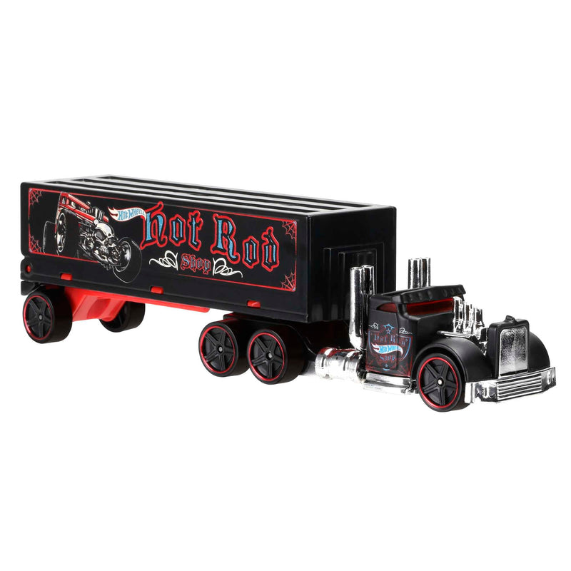 Hot Wheels Super Rigs,Transporter Vehicle With 1 Hot Wheels 1:64 Scale Car,Gift For Collectors&Kids Ages 3 Years Old&Up,Multi