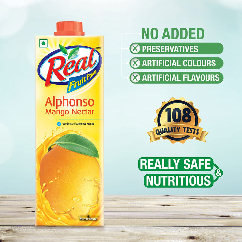 Real Alphonso Mango, 1L (Pack of 2)