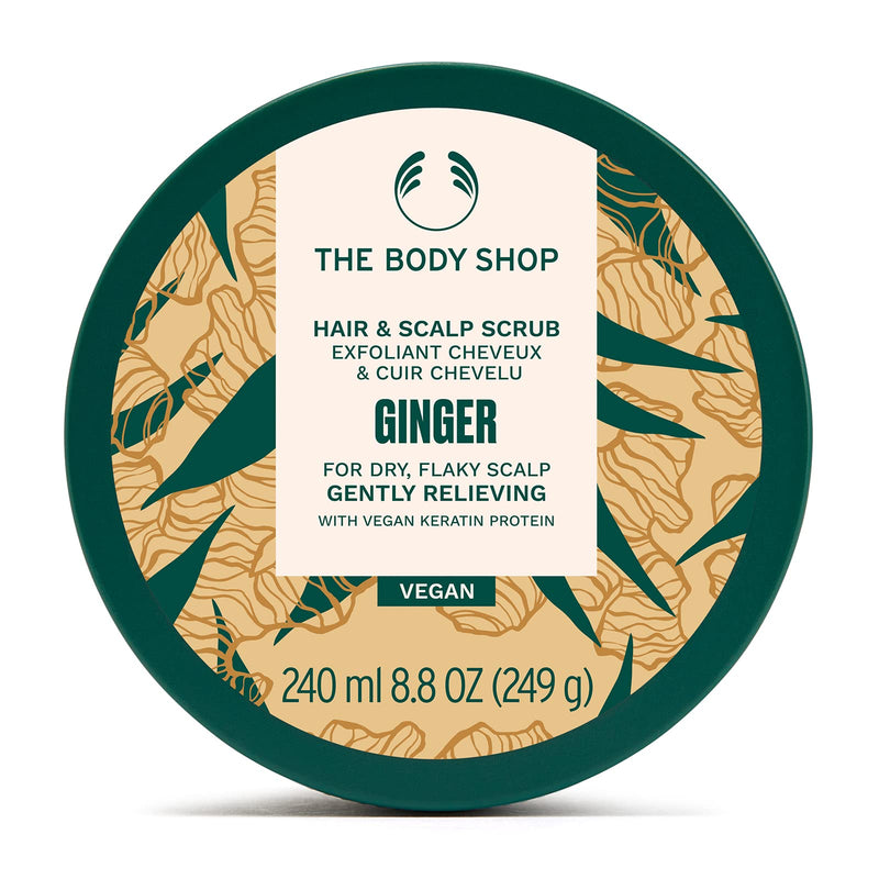 The Body Shop Ginger Hair & Scalp Scrub – Exfoliant for Hair & Scalp – Vegan – 240ml