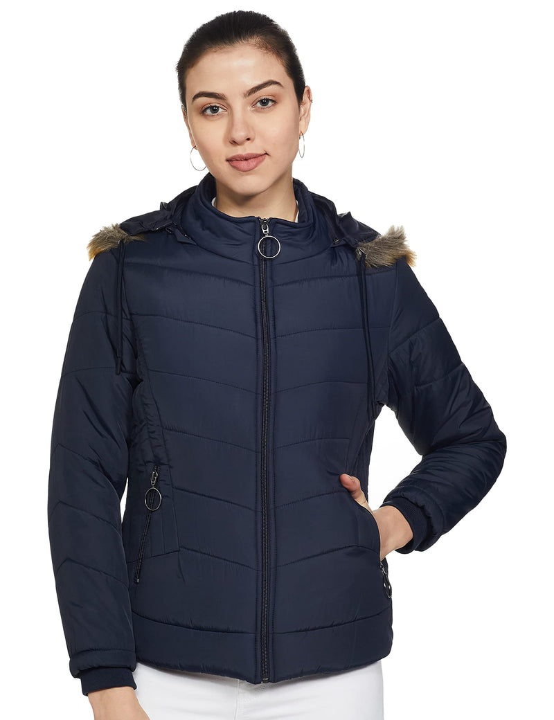 Buy Fort Collins Black Padded Jacket With Detachable Hood - Jackets for Men  1581304 | Myntra