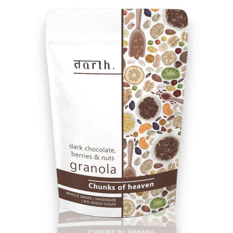 Tarth Chunks of Heaven Granola - Dark chocolate, berries and nuts - 250g | Home-made,Hand-made| |