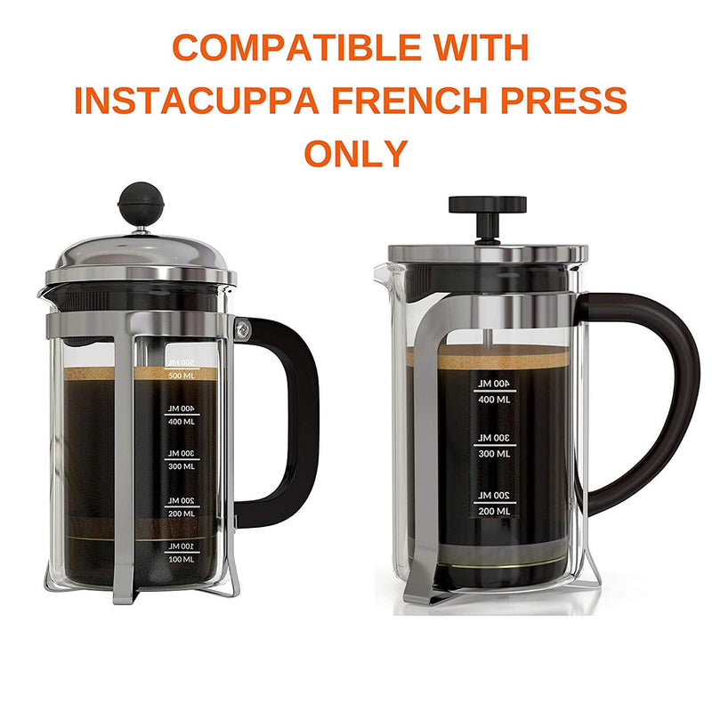 InstaCuppa French Press Coffee Maker 600 ML Glass Carafe Replacement