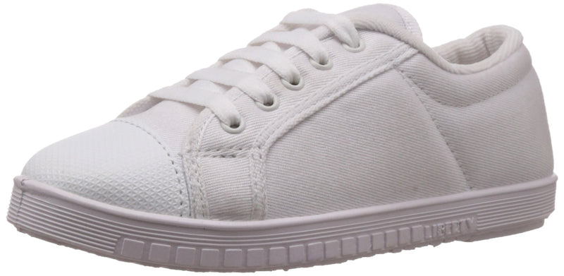 Liberty Boys Tenis White School Shoe-3 UK(36 EU)