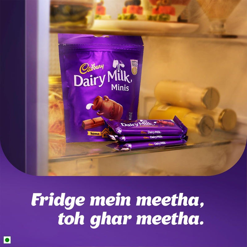 Cadbury Dairy Milk Chocolate Bar, 55 g Maha Pack (Pack of 15)