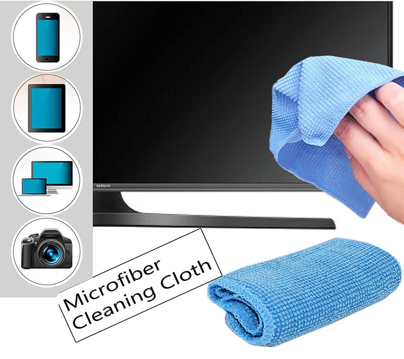 Storite 3 in 1 Screen Cleaning Kit with Powerful Air Dust Blower for Electronic Screens (Laptops, Mobiles, LCD, LED, Computers) - Includes Premium Microfiber Cloth & Brush -100ml