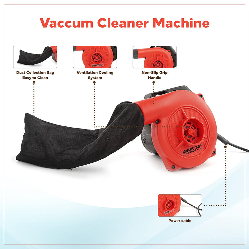 Jakmister 4in1-900W-Variiable Speed Water Blower/Sanitizer Machine/Vacuum Cleaner/Paint Sprayer/Air Blower Machine Dust Cleaner(Anti-Vibration) Unbreakable Multi-Purpose