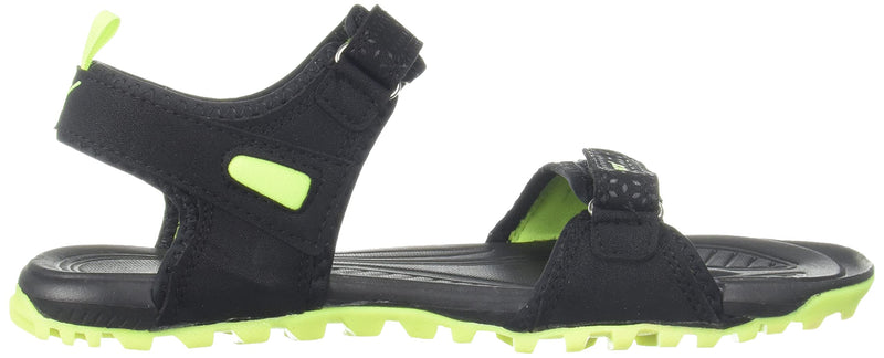 Sparx womens SS0499L Blackflightgreen Sandal - 7 UK (SS0499LBKFG0007)