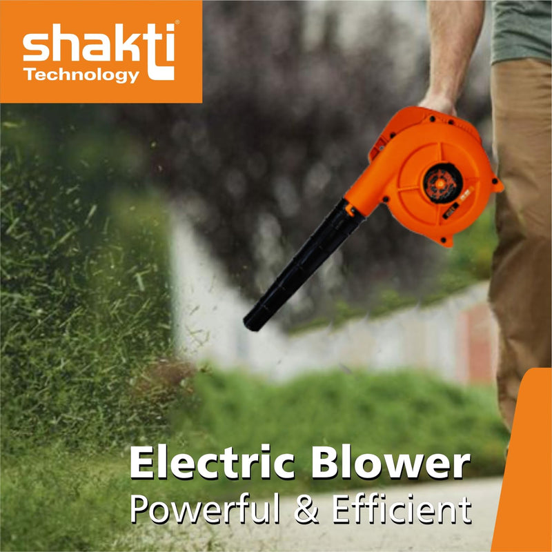 Shakti Technology STB-900 Air Blower for Cleaning Dust, Heavy Duty Machine with 900W, Copper Armature, 14000 RPM, Blow Rate 3.5M3/Min - Made in India