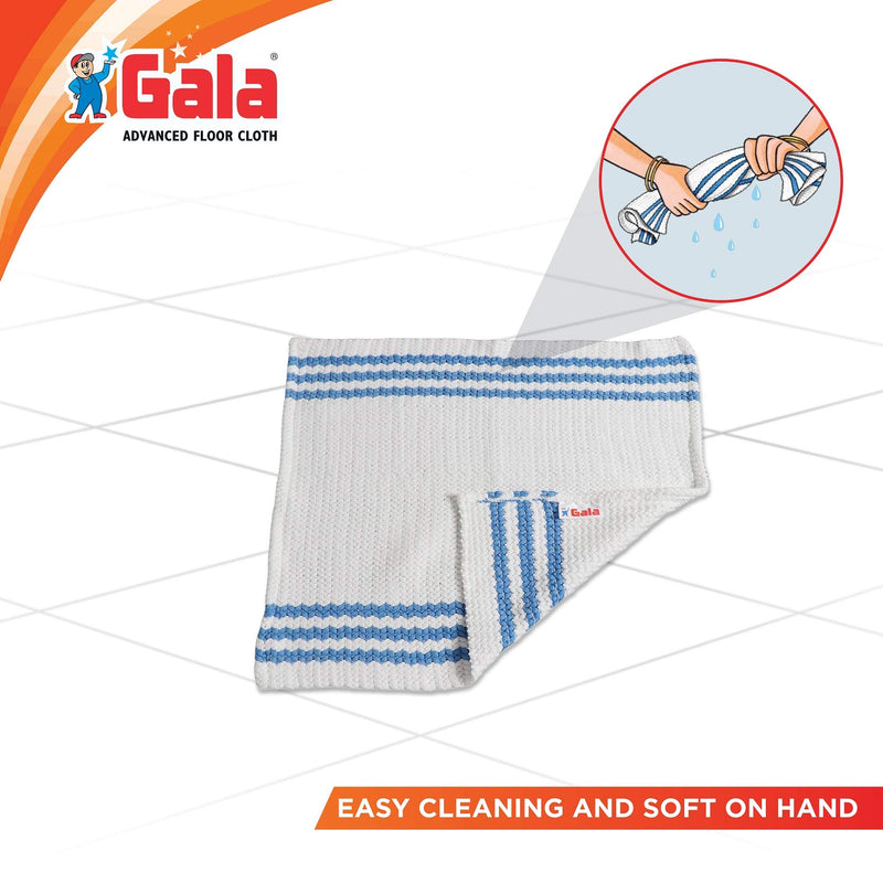 Gala Microfiber Cleaning Cloth (Pack of 1, White)