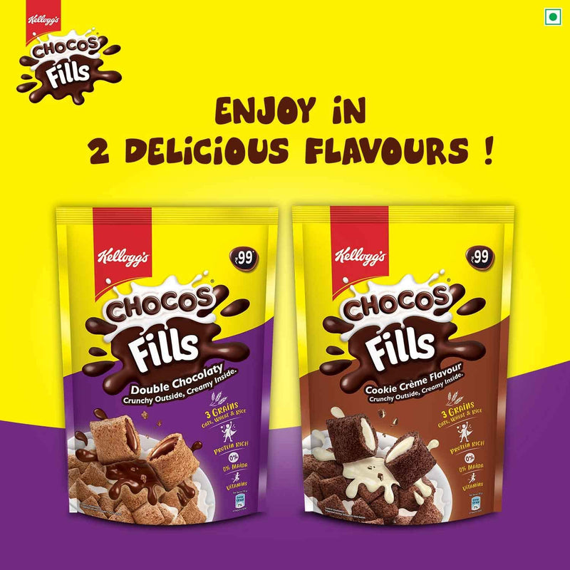 Kwality Choco Flakes, Made With Whole Wheat, 0% Maida, Source Of Protein  And Fibre, High In Calcium & Protein, Chocos