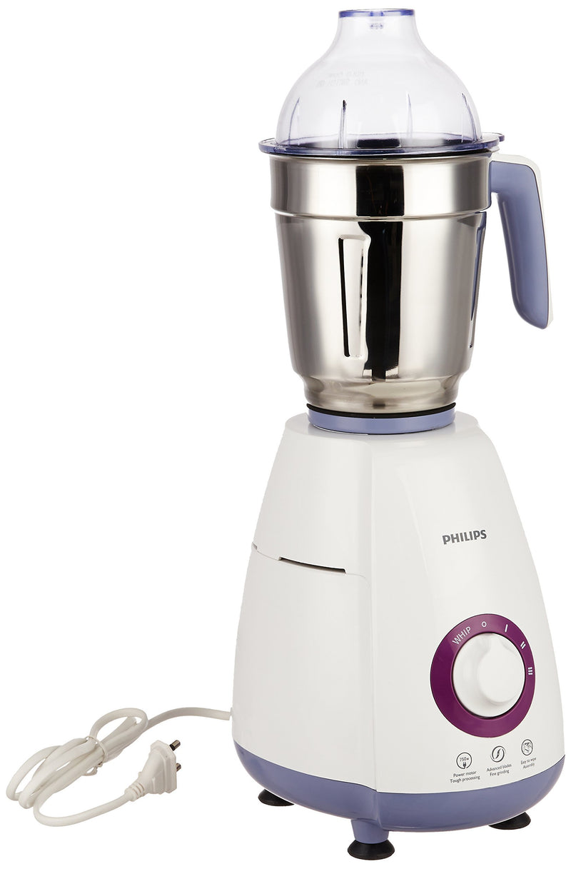 Philips HL7699/00 750-Watt Mixer Grinder (White/Grey)