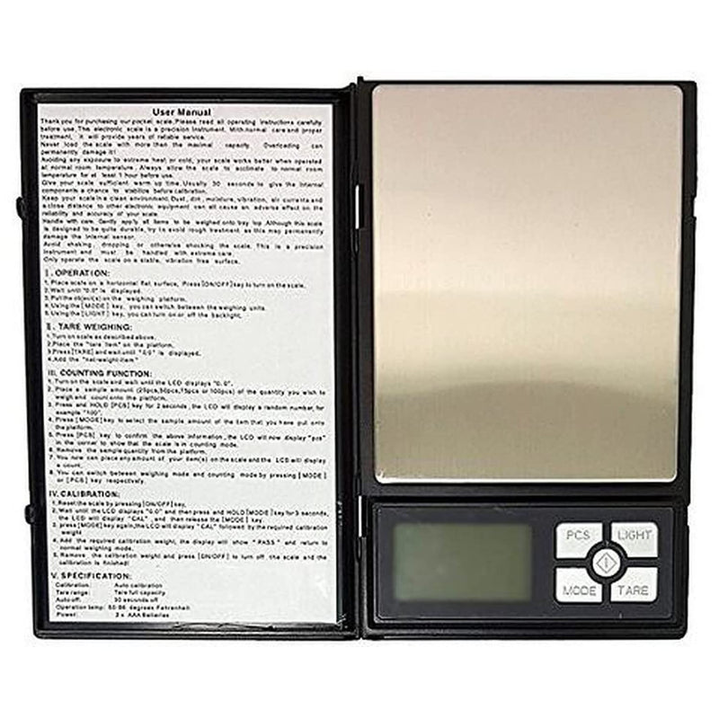 IONIX Jewellery Scale, Weight Scale, Digital Weight Machine, weight machine for gold, Digital Weighing Scale 600 Gram Capacity Notebook Model Balance for Jewellery, Home & Kitchen Educational