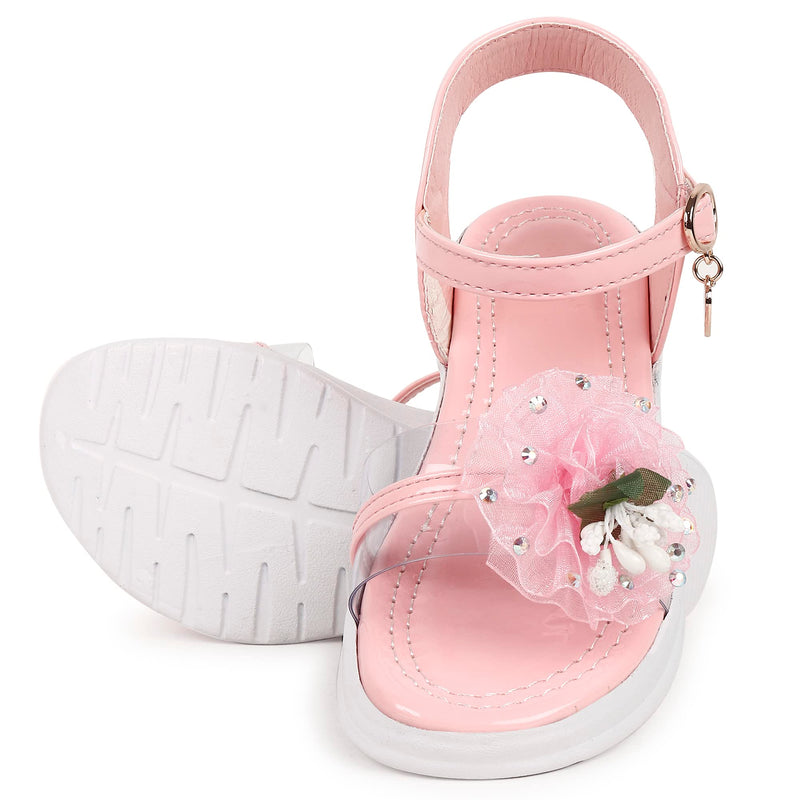 WELL WEAR FASHION KIDS DESIGNER SANDALS (SIZE CHART IN IMAGE) (PINK, numeric_2)