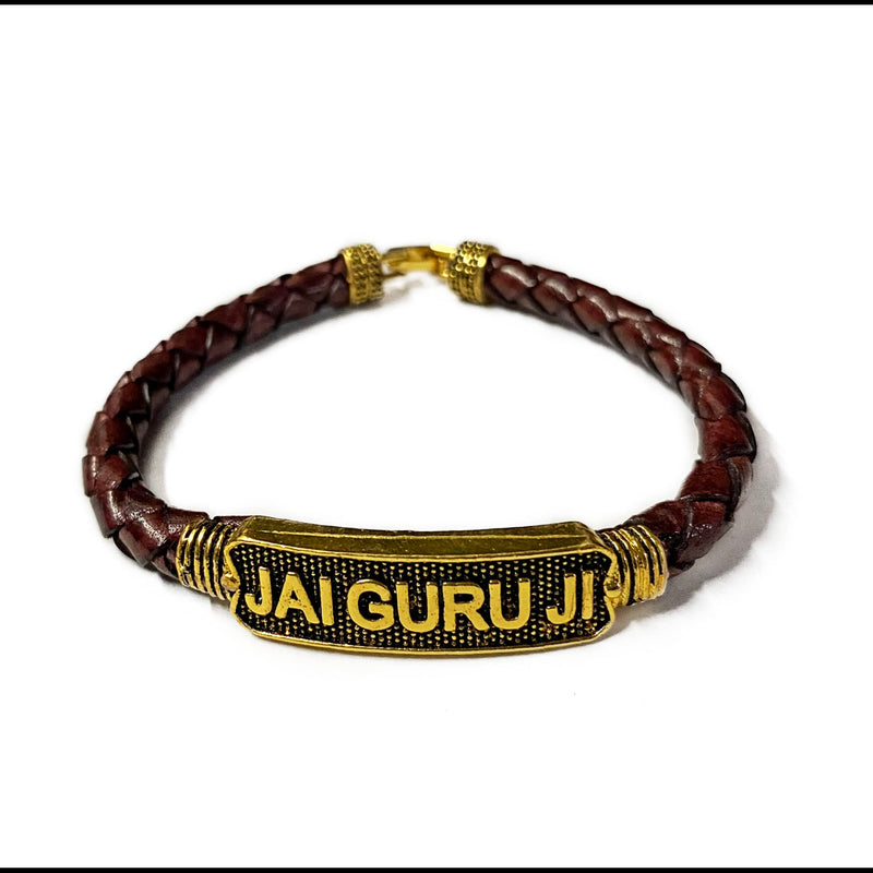 CraftsCart Guruji bracelete (Golden)