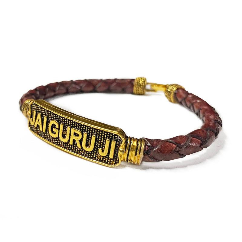 CraftsCart Guruji bracelete (Golden)