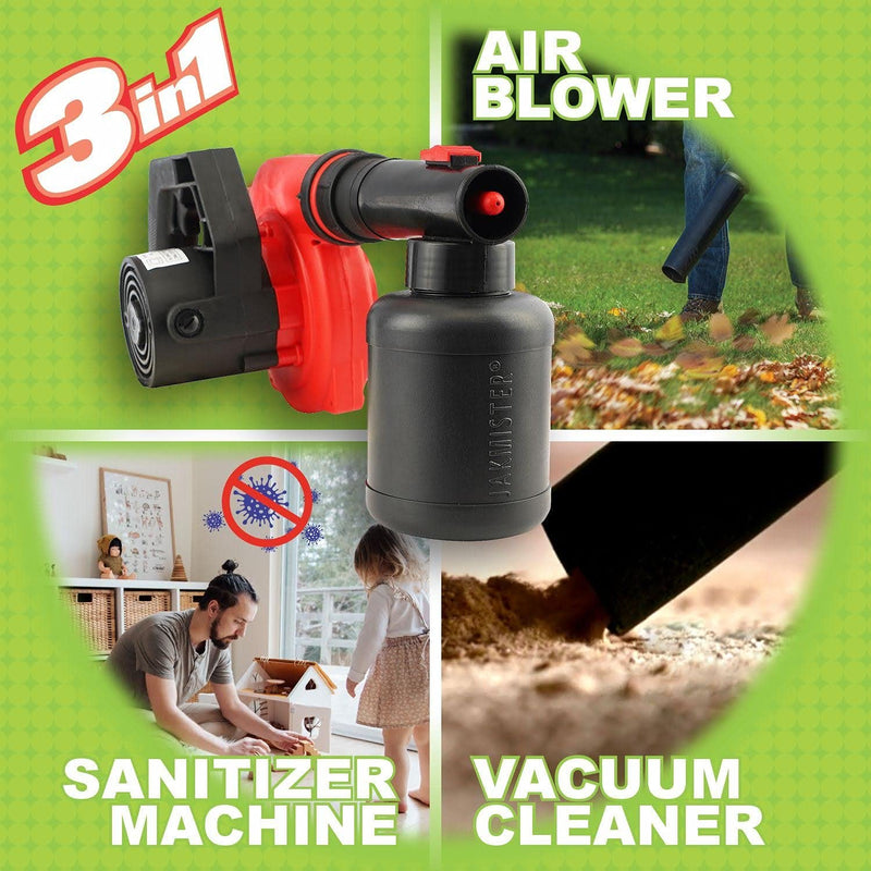 Jakmister Variable Speed-Sanitizer/Single Speed-Air Blower/Single Speed Vacuum Cleaner (900 Watts-17000 RPM) Forward Curved Air Blower