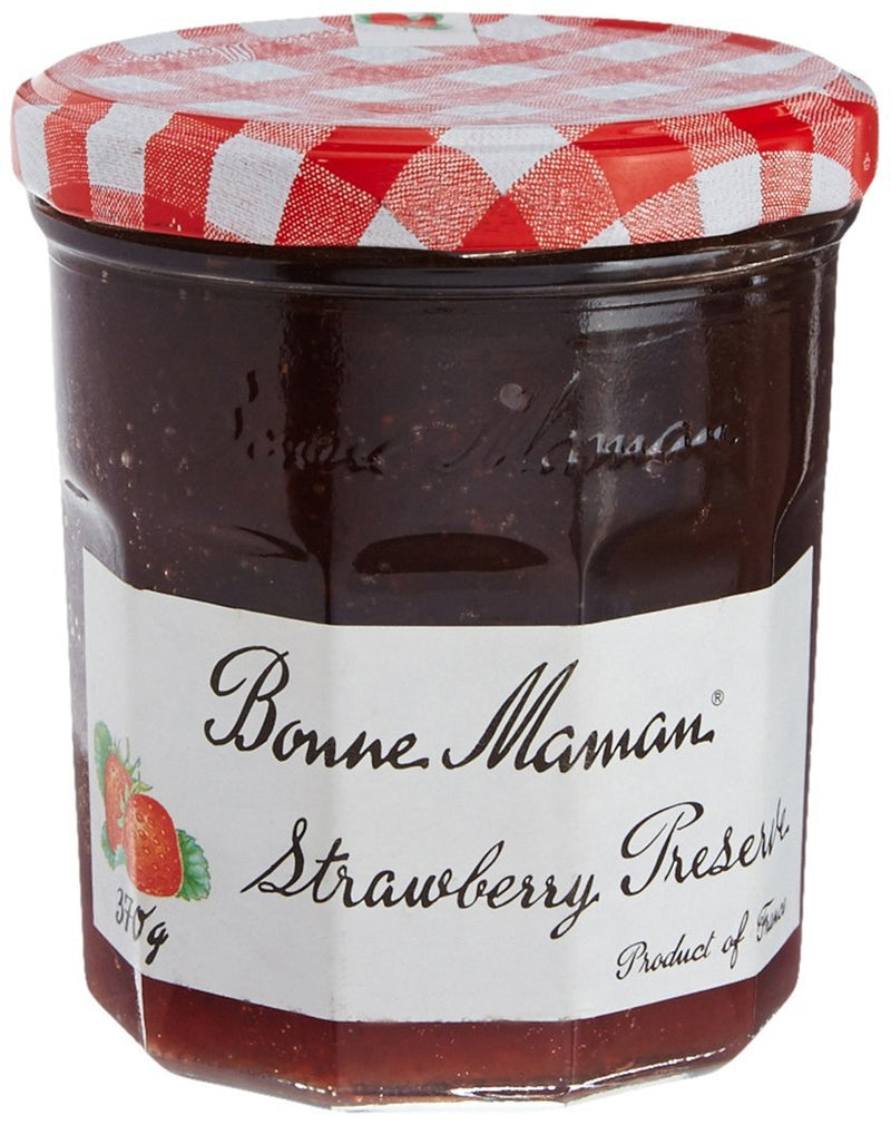 Bonne Maman Strawberry Preserve, Marmalade Fruit Jam, 13 oz ℮ 370 g