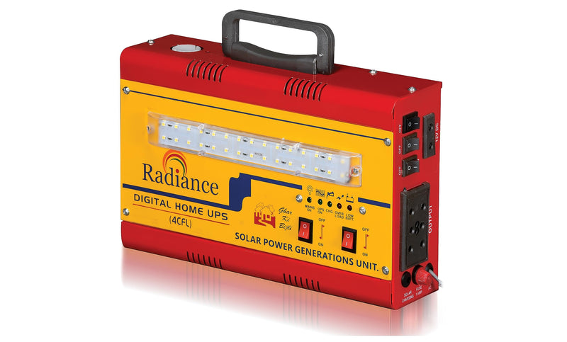 Radiance CFL UPS Mini Invertor can (PT-300) with 12V 7.2 AH Battery