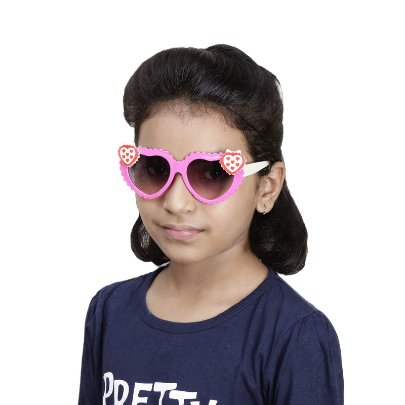 Amour UV Protected Combo for Kids 3 to 8 Years Sunglasses - Pack of 2 Violet Pink