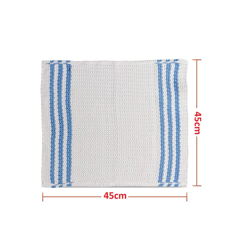 ABlue Clipper Microfiber Floor Cleaning Cloth (Pocha) for Scratch Free Mopping Highly Absorbent Lint & Streak Free Wash Cloth for House, Kitchen, Car