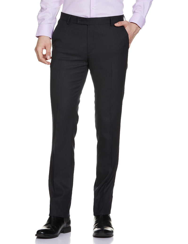 Arrow Men's Tailored Pants (ARADOTR3116_Dark Blue