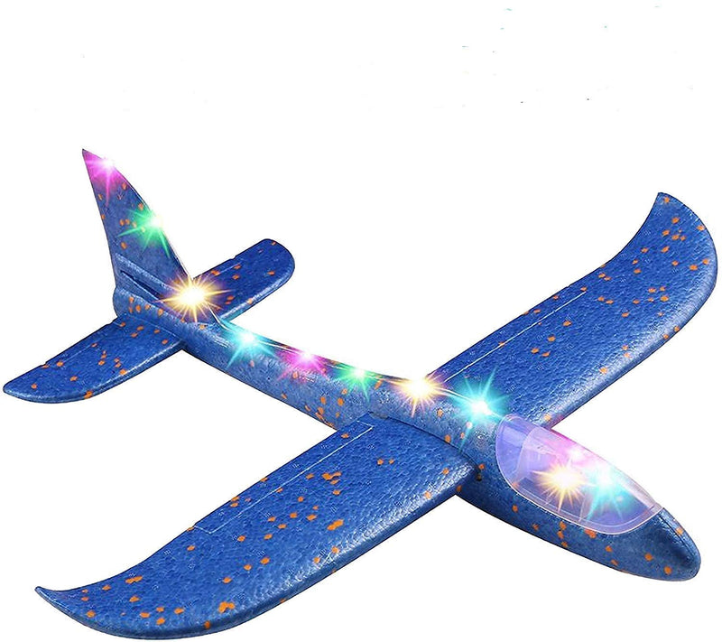 CHIRANSI Foam Plane Kids Toys Hand Throw Flying Glider Planes Foam Aeroplane Model Party Bag Fillers Flying Glider Plane Toys for Kids Game(Multicolor) (Pack of 1) (Foam Plane)