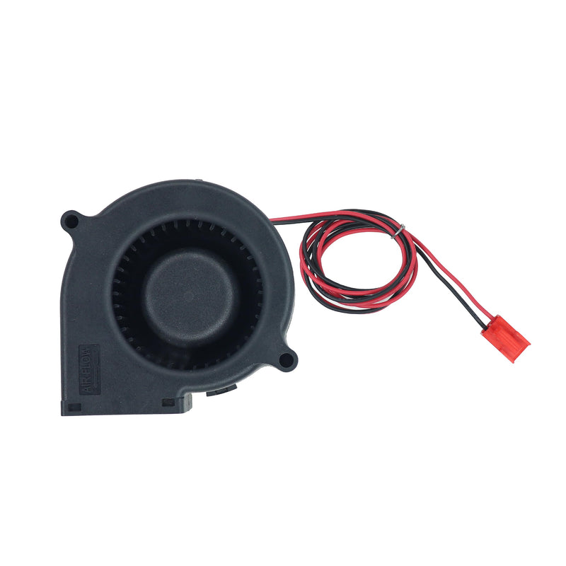 Electronic Spices DF-7530 12V 0.25A Brushless Turbine Air Blower Fan (Black) for Cooling PC CPU