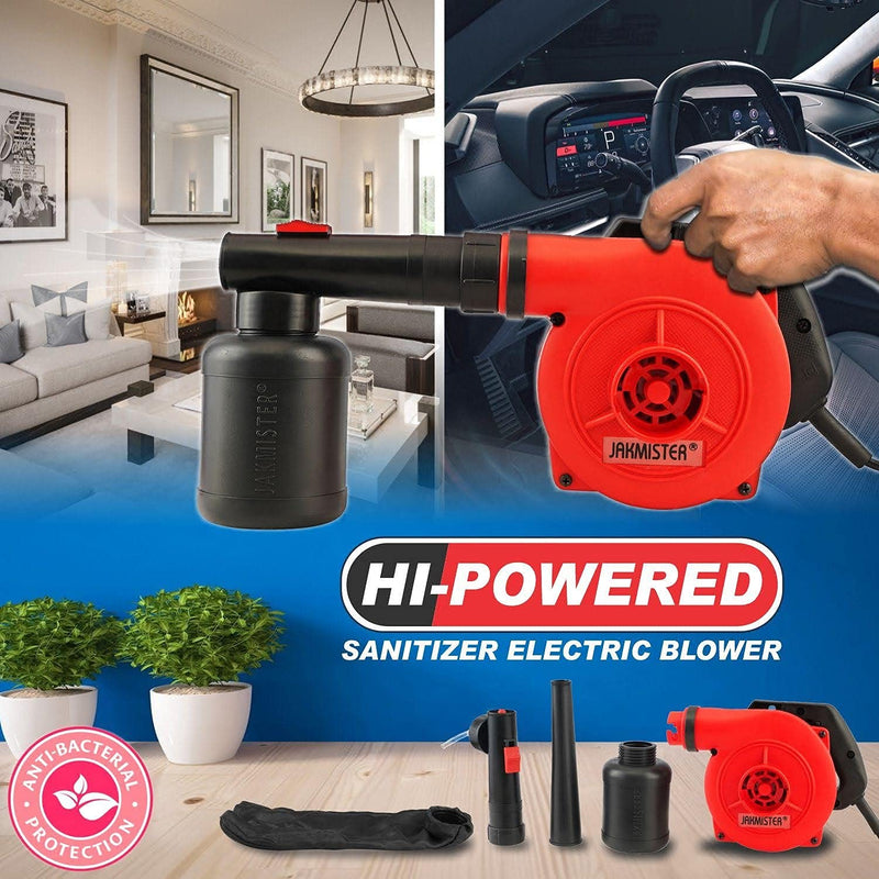 Jakmister Variable Speed-Sanitizer/Single Speed-Air Blower/Single Speed Vacuum Cleaner (900 Watts-17000 RPM) Forward Curved Air Blower