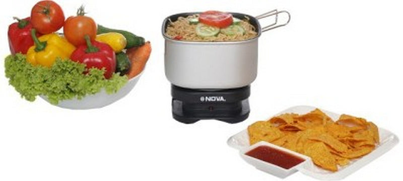 Nova TC 1550 350-Watt Travel Cooker (Grey, 1.30 Liters)