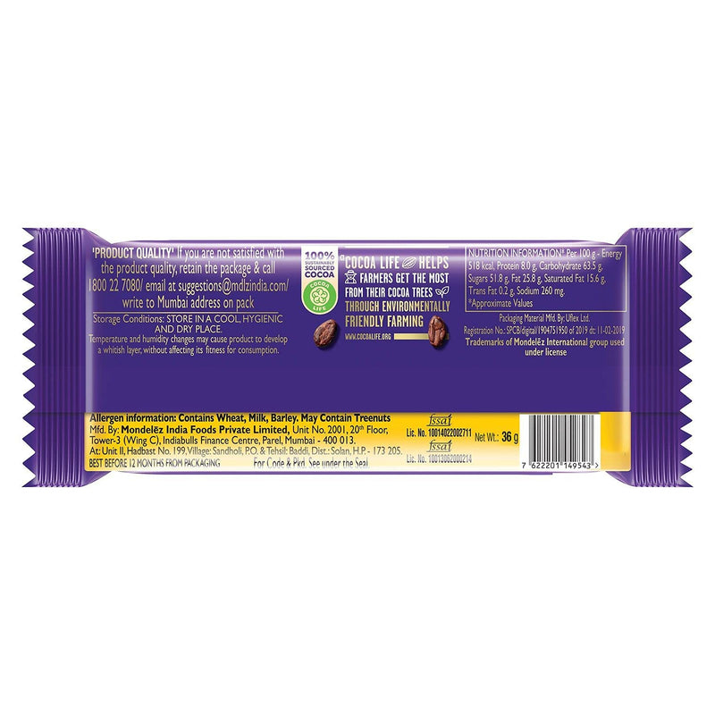 Cadbury Dairy Milk Crackle Chocolate Bar, 36 g