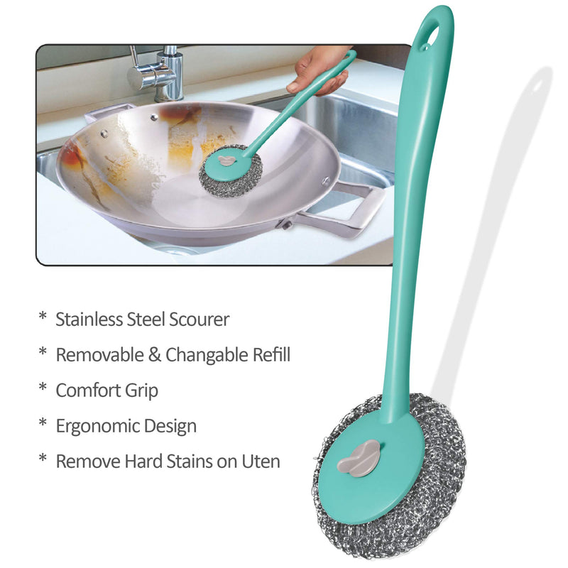 Spotzero By Milton Kitchen Cleaning Handy Scorer (Aqua Green)