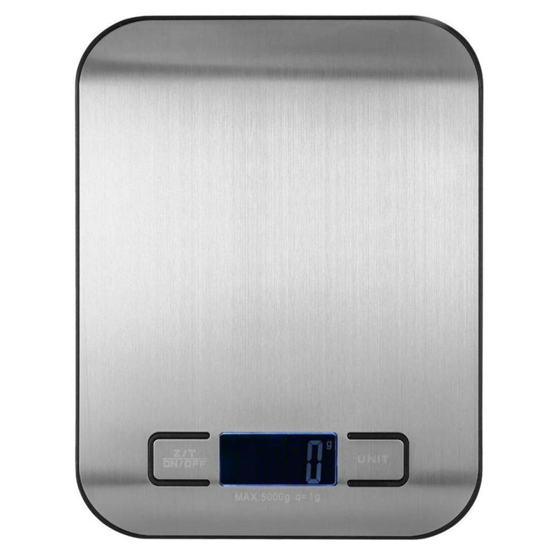 IONIX Stainless Steel Digital Electronic Kitchen Scale | Weighing scale, Digital Weight Machine, Weight Machine for Home Kitchen & Shop, Multipurpose Portable, Electronic Weight Machine, 10 Kg - With Back Light Pack of 01