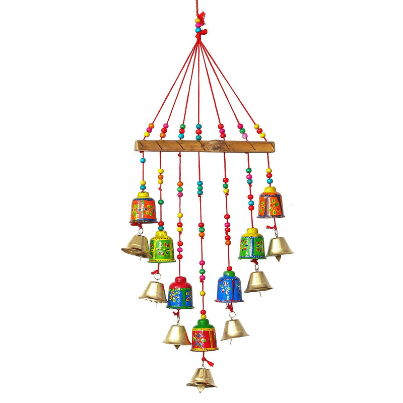 eCraftIndia Handcrafted Decorative Wall/Door/Window Hanging Bells Chimes Showpieces