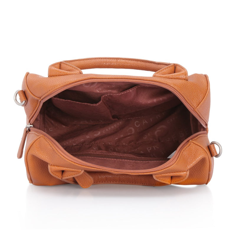 Caprese womens TERESA S Small BURNT ORANGE Satchel