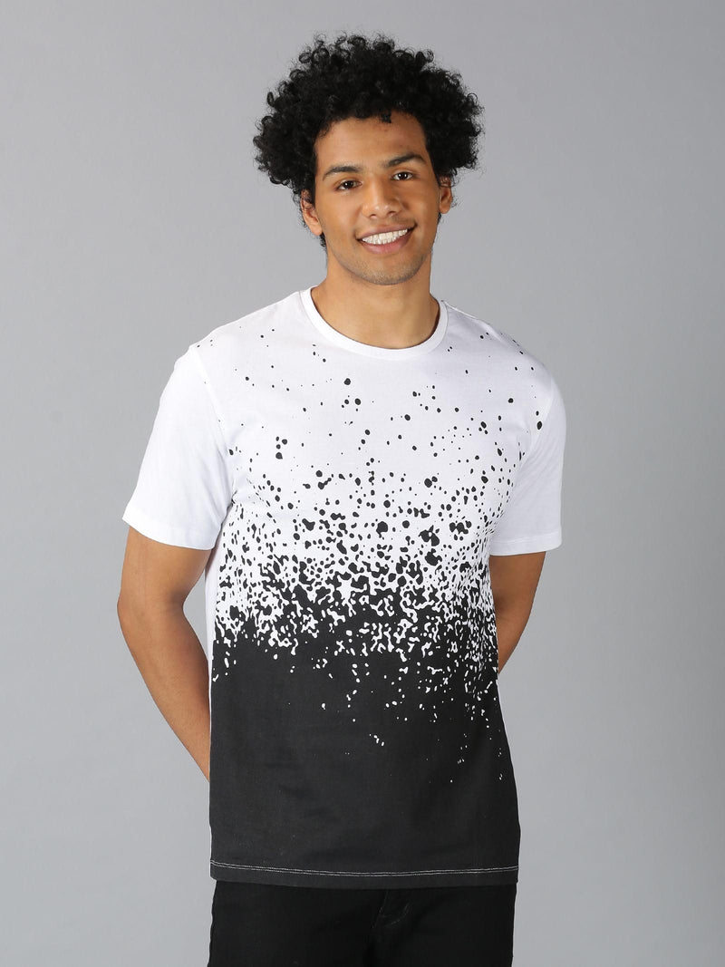Urgear Cotton Printed   Half Sleeves Mens Round Neck T-shirt