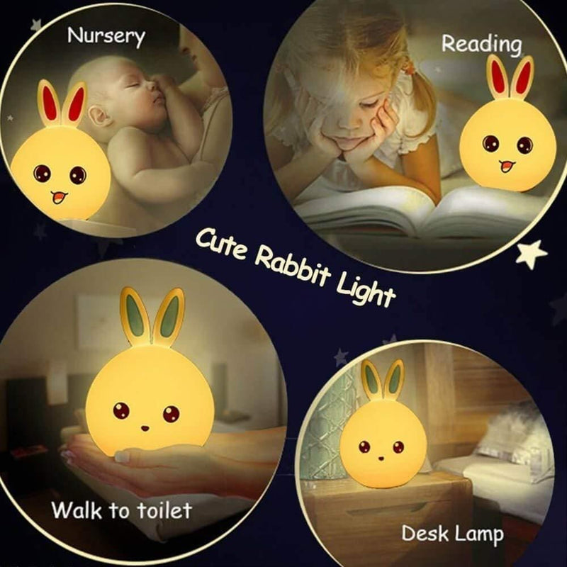 Children Night Lamp Silicone Touch Sensor LED Lamps