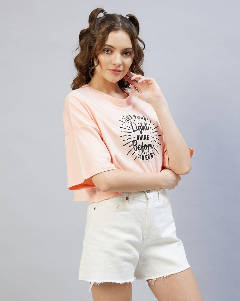 Women's Oversized Crop T-shirt