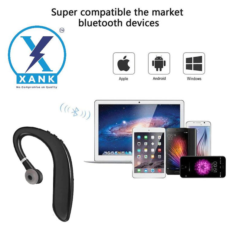 XANK S109-A Bluetooth Headset (Black, True Wireless)